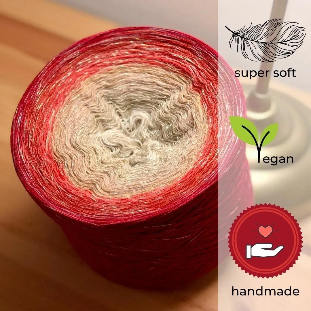 Woolpedia Colors Nina glitter gradient yarncake (modal)