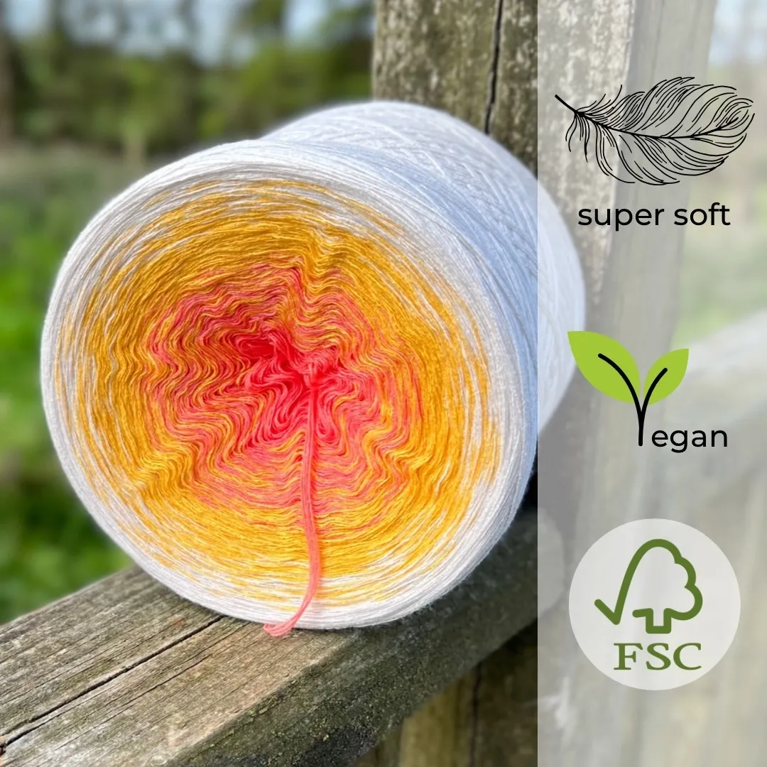 Woolpedia Colors Ice Tea gradient yarncake (modal)