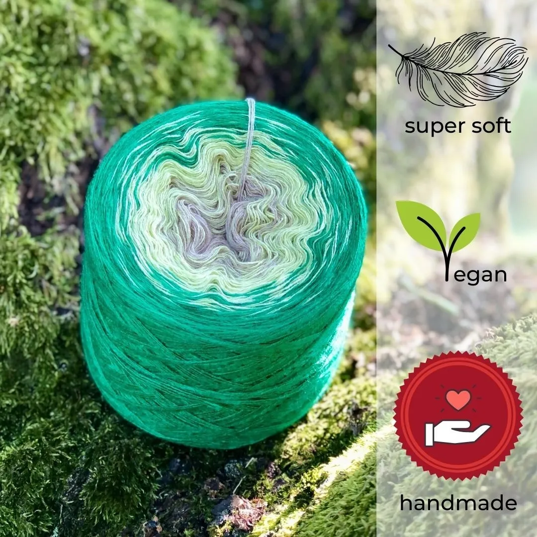 Woolpedia Colors Frühlingsanfang gradient yarncake (modal)