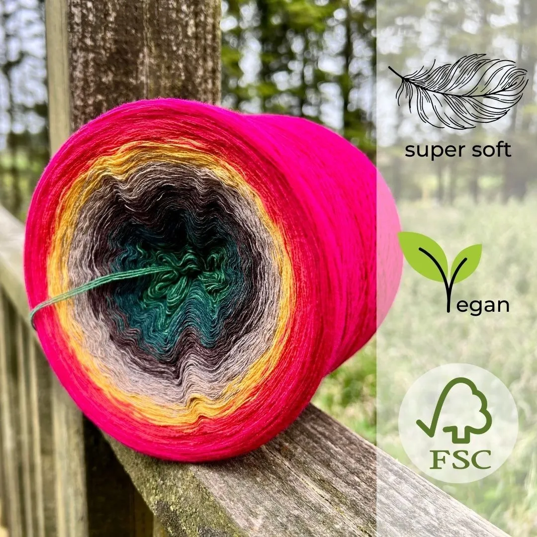 Woolpedia Colors Perfect Day gradient yarncake (modal)