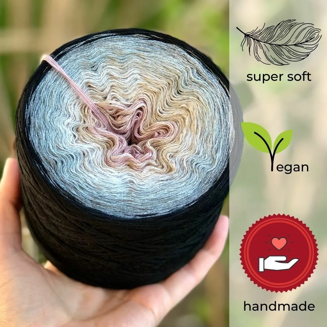 Woolpedia Colors Steinbock gradient yarncake (modal)