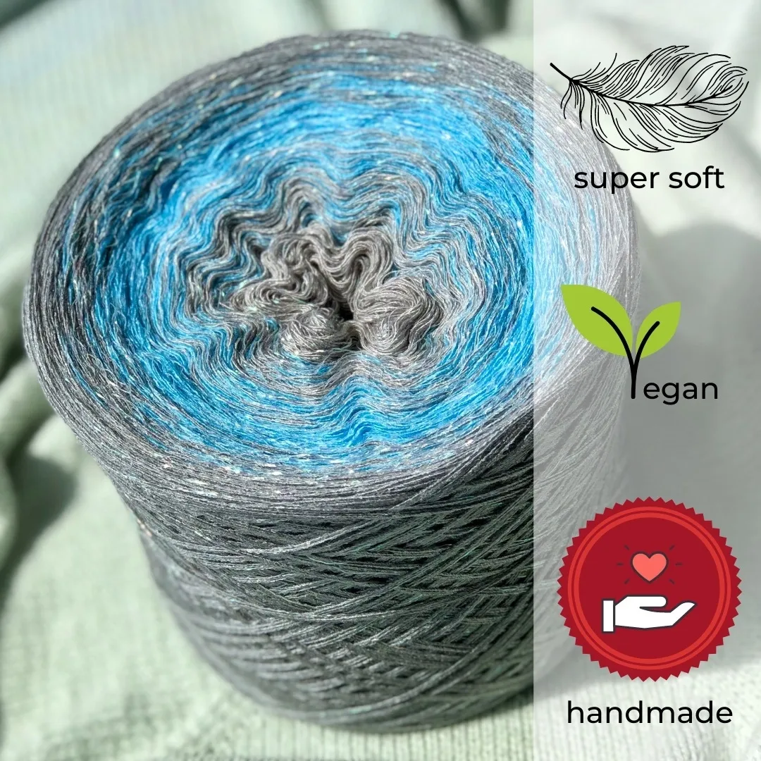 Woolpedia Colors Wolkendecke II glitter yarncake (modal)