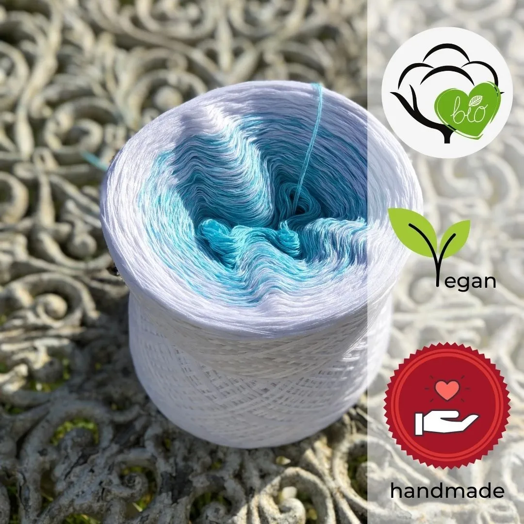 Woolpedia Colors Miami organic gradient yarncake (pure cotton)