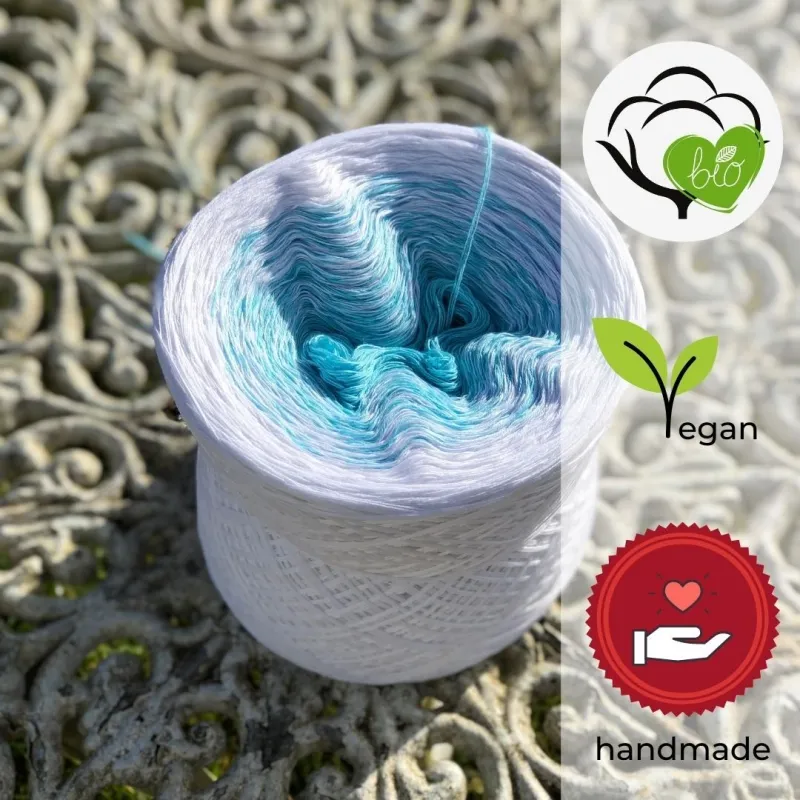 Woolpedia Colors Miami organic gradient yarncake (pure cotton)