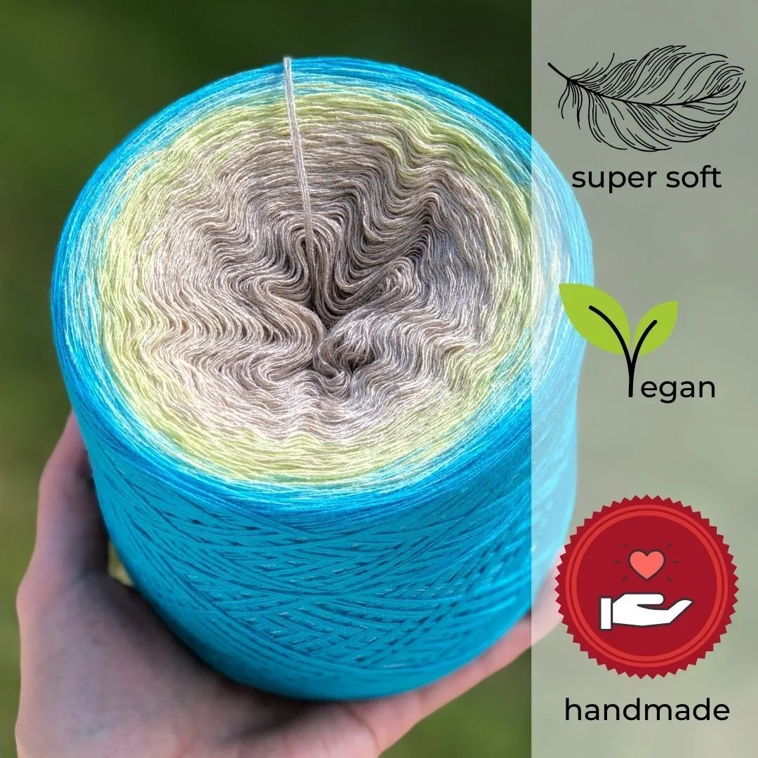 Woolpedia Colors Wildblume gradient yarncake (modal)