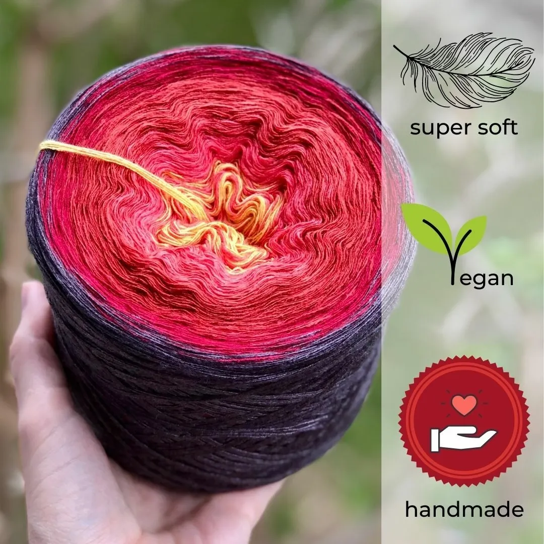 Woolpedia Colors Vulkan gradient yarncake (modal)