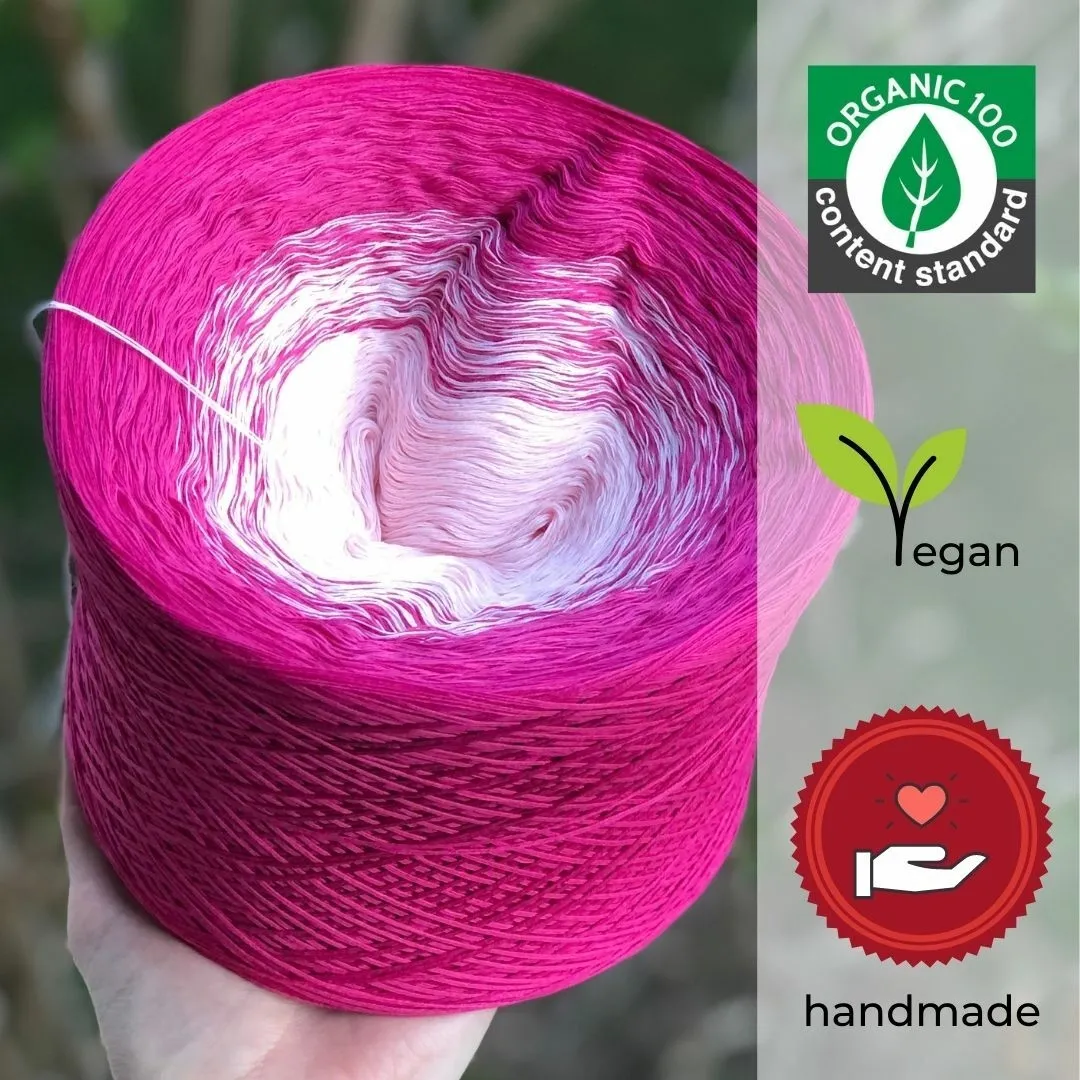 Woolpedia Colors YES organic gradient yarncake (pure cotton)