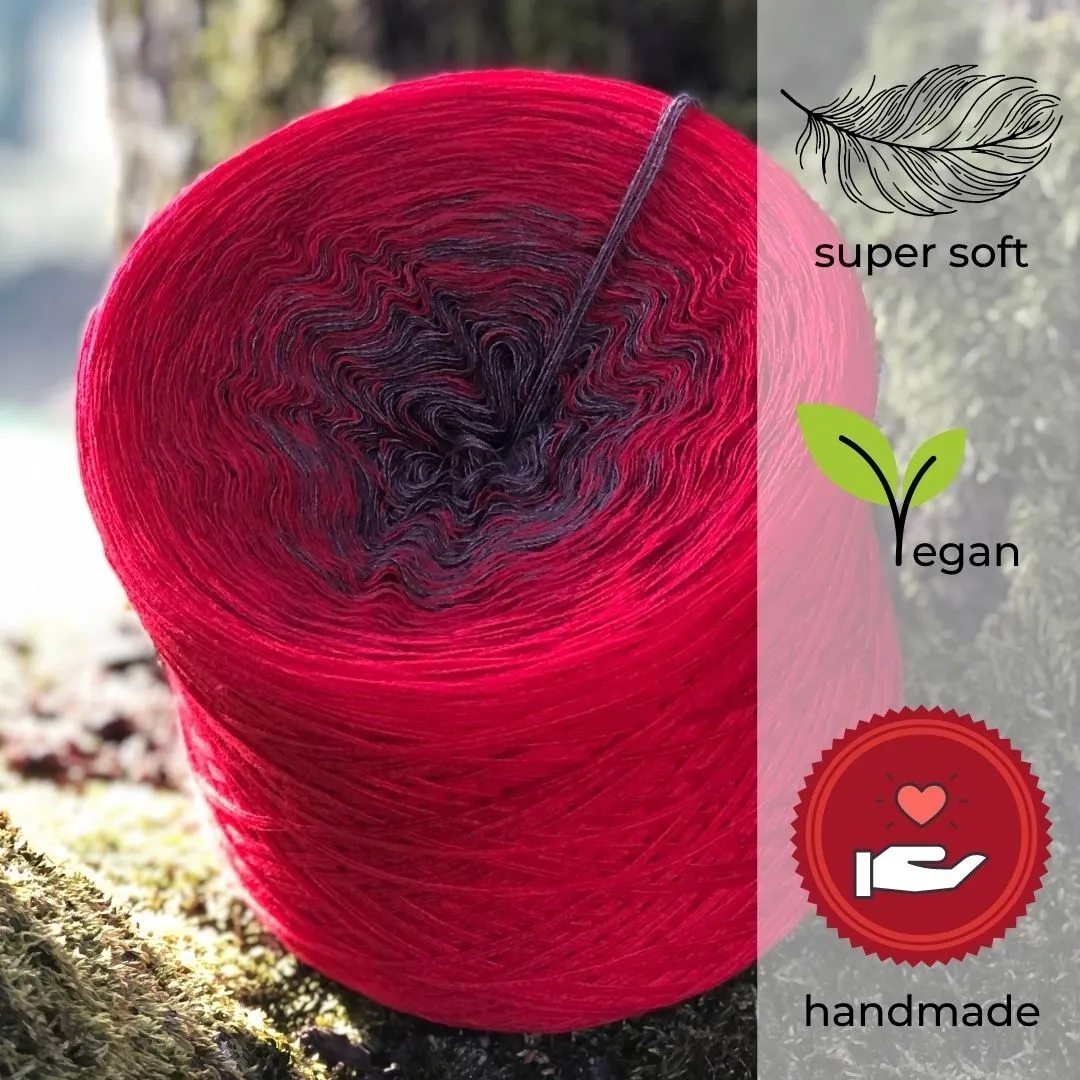 Woolpedia Colors Chilly Chocolate gradient yarncake (modal)