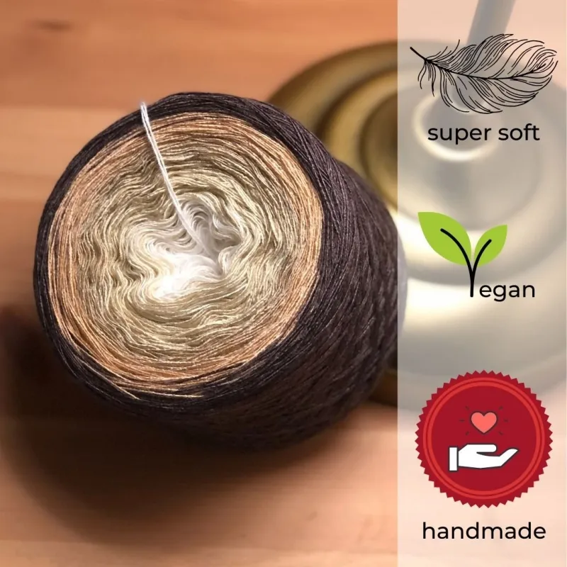 Woolpedia Colors Chocolate Ice gradient yarncake (modal)
