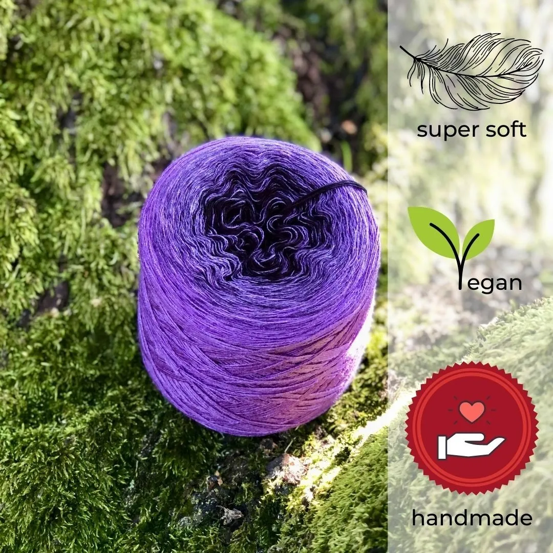 Woolpedia Colors Purple Rain gradient yarncake (modal)