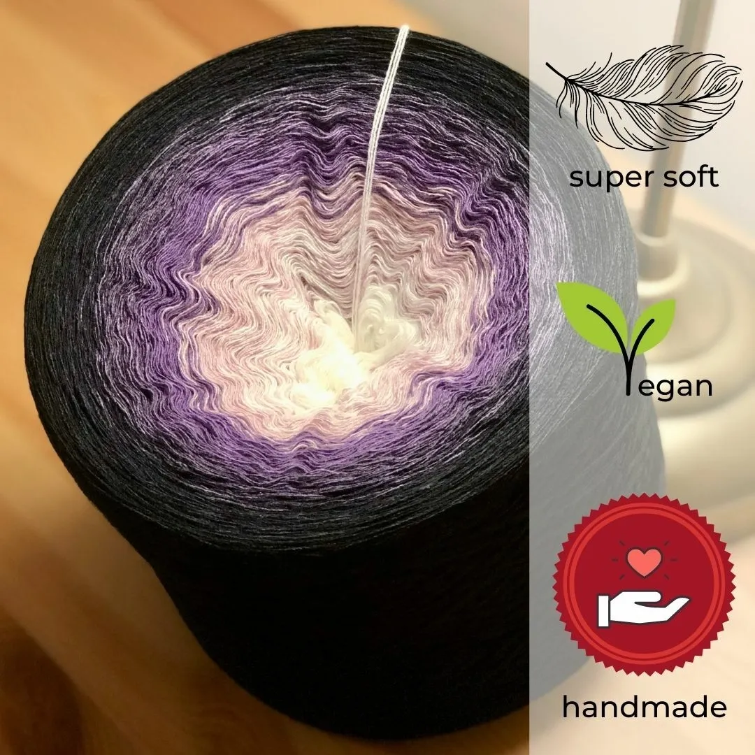 Woolpedia Colors Nachtschein gradient yarncake (modal)