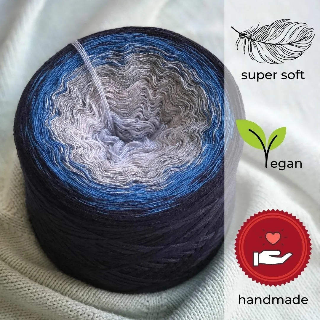 Woolpedia Colors Kattegat gradient yarncake (modal)