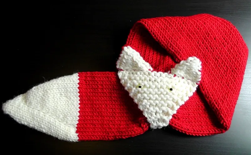 Fox scarf knooking pattern video &amp; PDF - Woolpedia