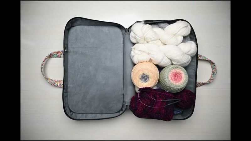Small Bloom Doctor Bag for projects - KnitPro