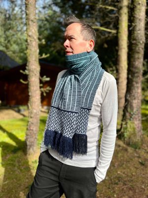 Mosaic shawl knitting pattern video &amp; PDF
