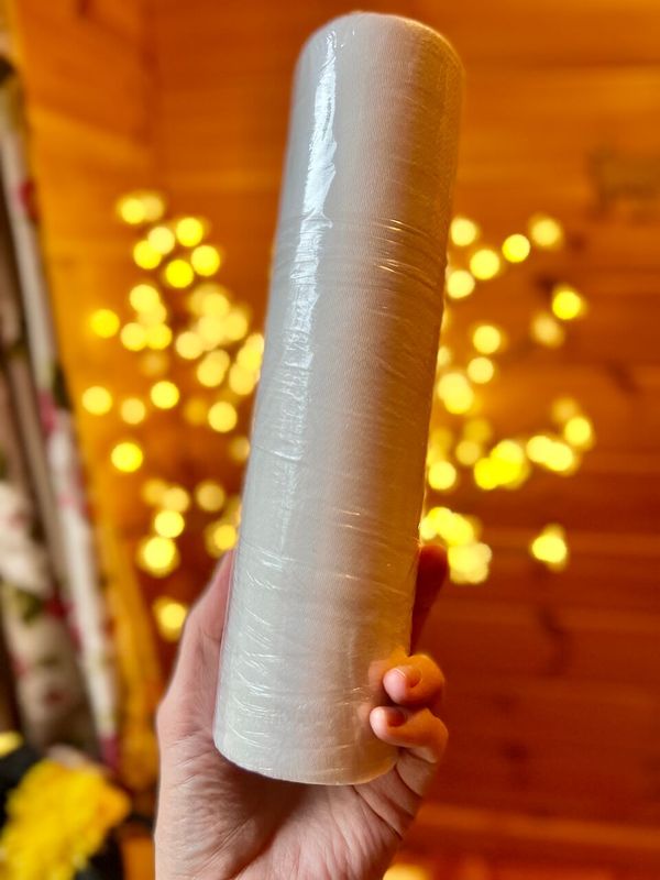 Iron-On Stabilizer for Embroidery Backs – 24.51 cm x 9.14 m – 100% Polyester