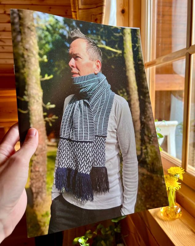 Booklet - Mosaic shawl knitting pattern &amp; video tutorial