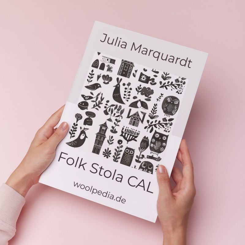 A4 Booklet Folk Shawl CAL crochet tutorial - Woolpedia