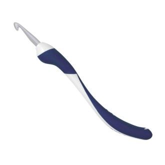 Addi Swing ergonomic crochet hook, Size: 6 mm