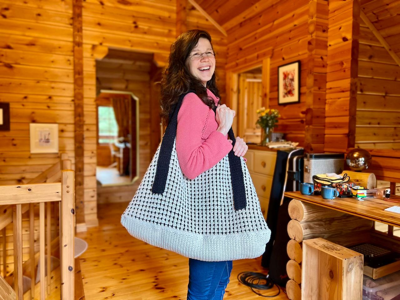 The Giant Project Bag pattern video &amp; PDF