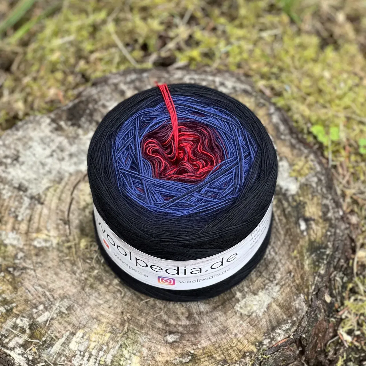 Woolpedia Colors Ebenholzranke gradient yarncake (modal)