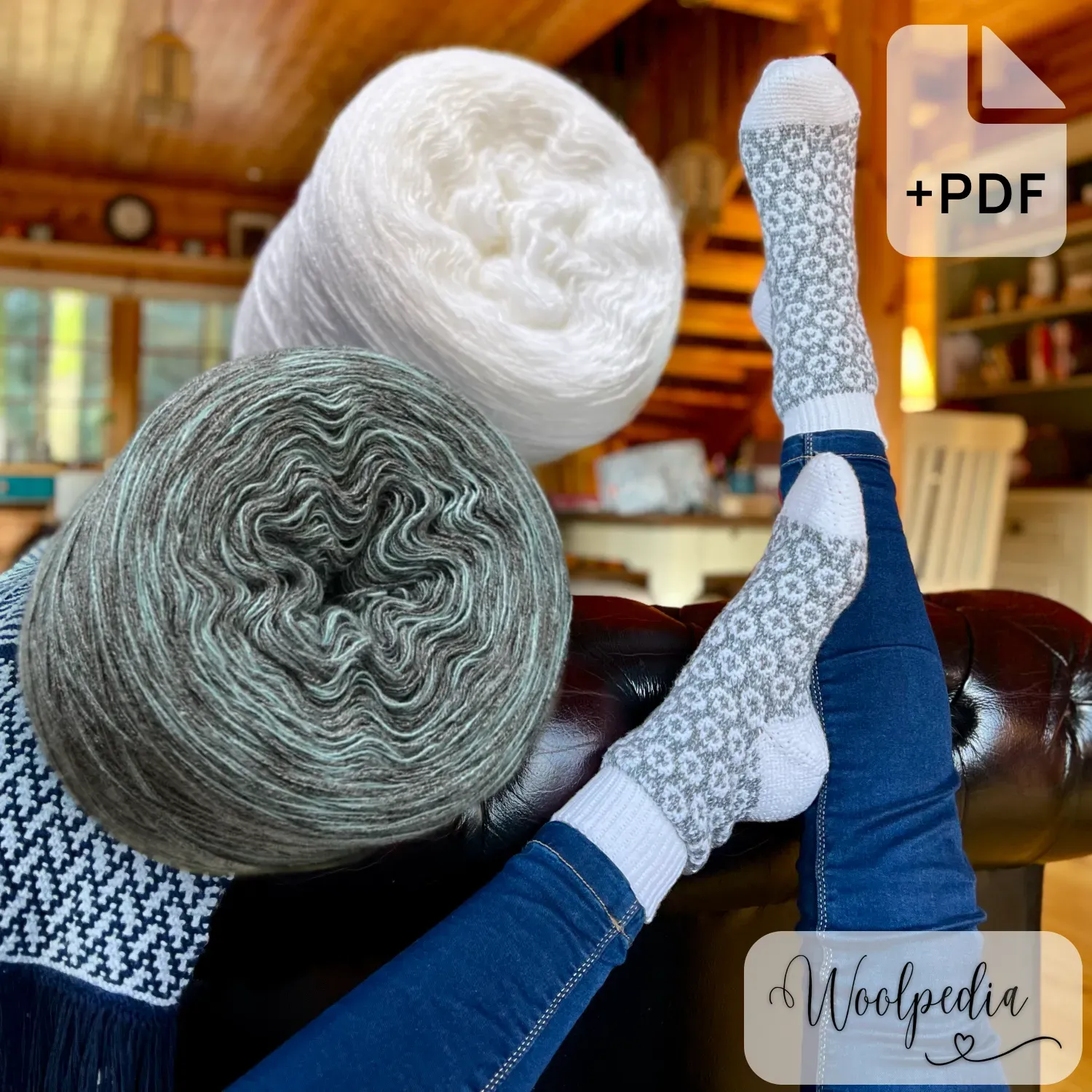 Chalet Sock Yarn Set (Modal) + PDF &amp; Video Crochet Pattern