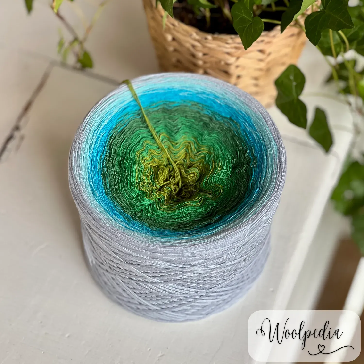 Woolpedia Colors Irische Küste gradient yarncake (modal)