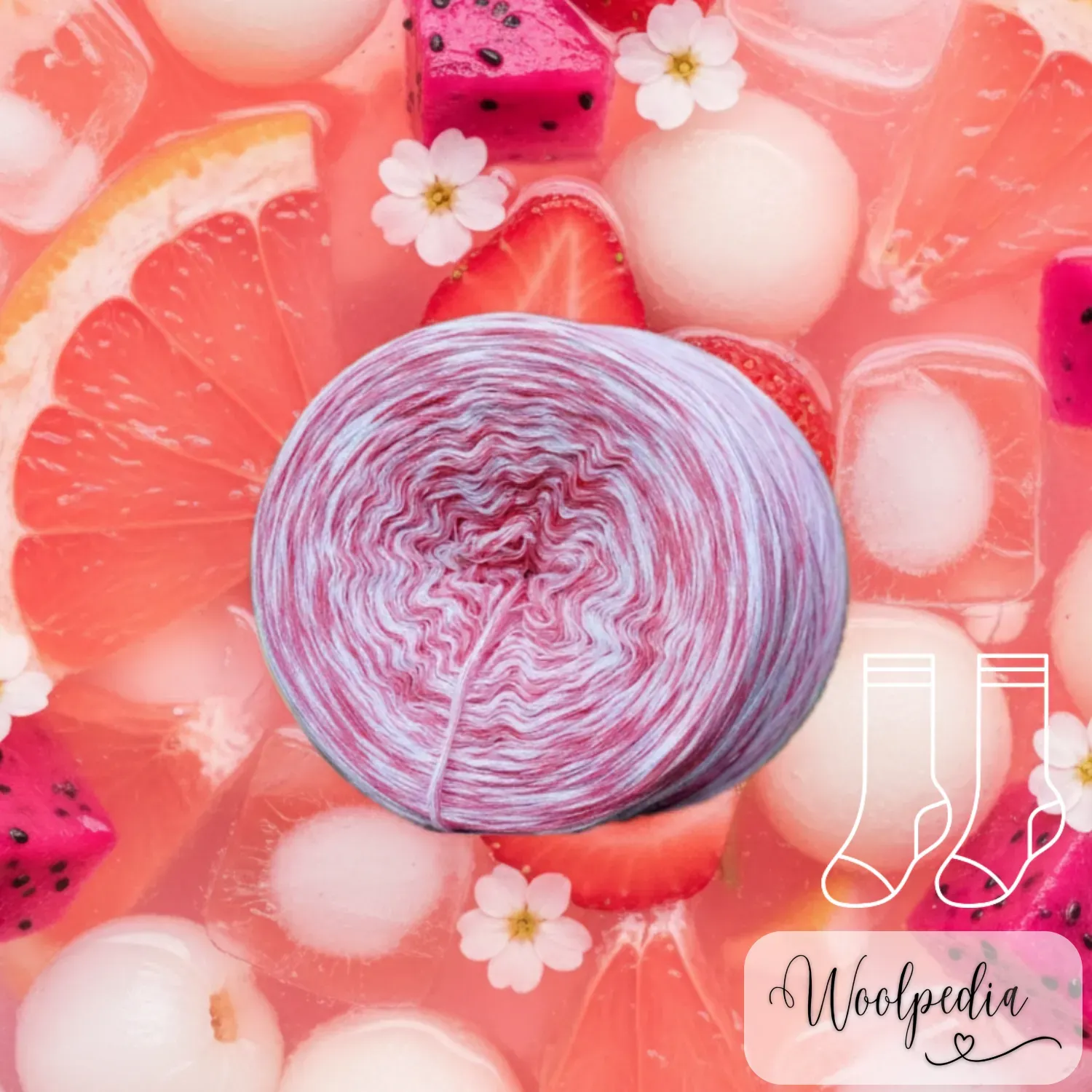 Woolpedia Socks Früchtecocktail - modal designer sock yarn 5ply