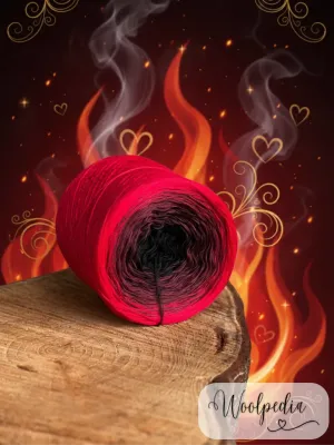 Woolpedia Colors Inferno gradient yarncake (cotton-mix)
