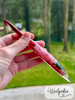 B-Stock Resin Flower Handmade Crochet Hook 8mm M/13