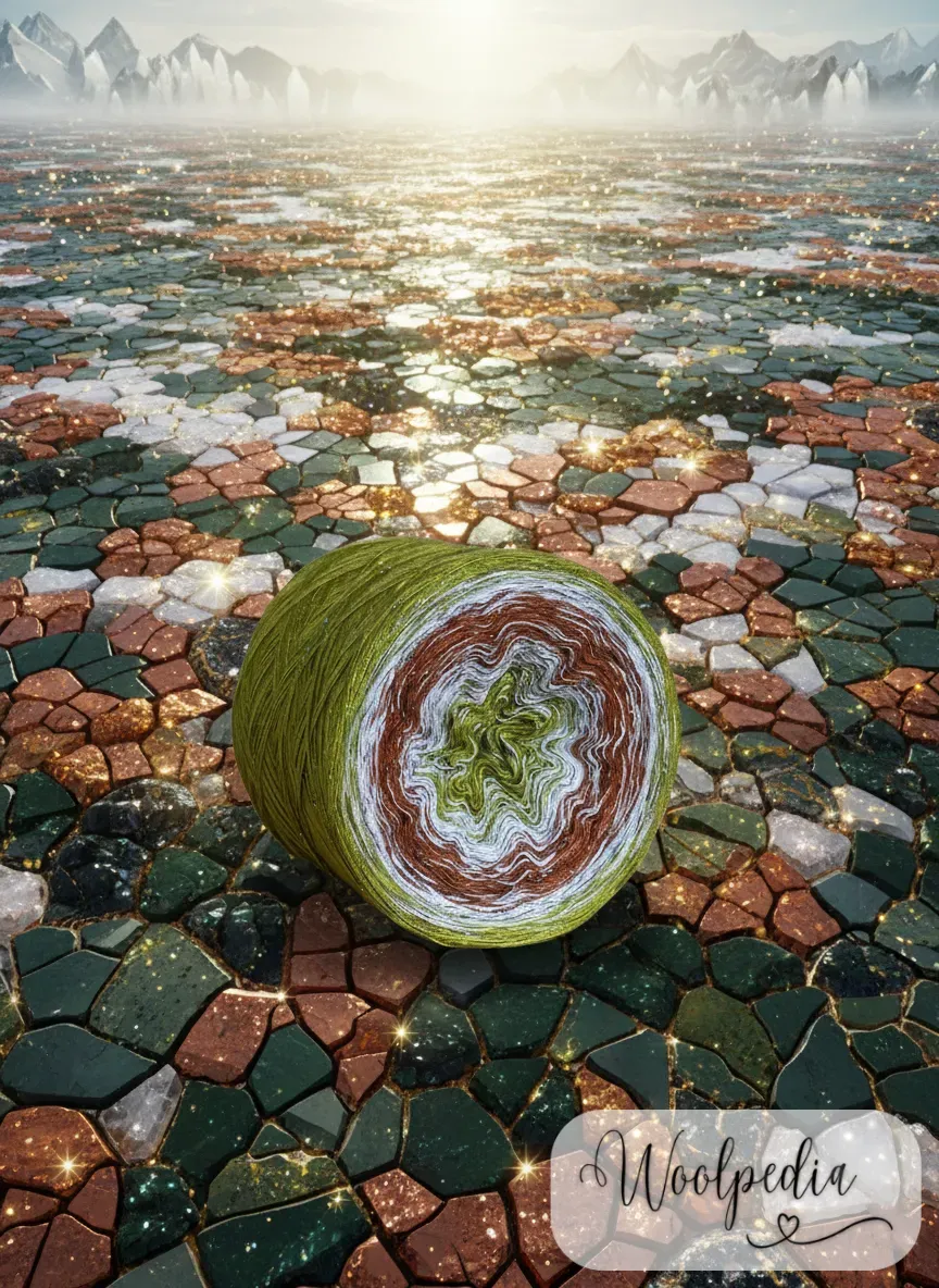 Woolpedia Colors Glitzerndes Erdenmosaik - glitter gradient yarncake (modal)