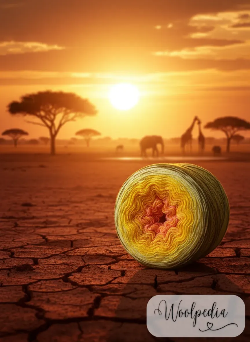 Woolpedia Colors Safari Sonne gradient yarncake (modal)