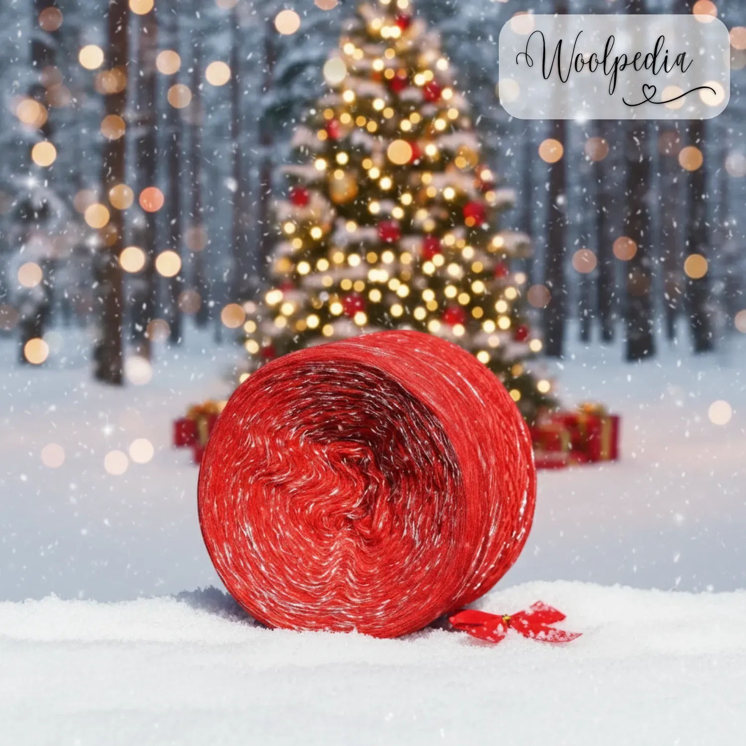 Woolpedia Christmas glitter yarncake (Modal)