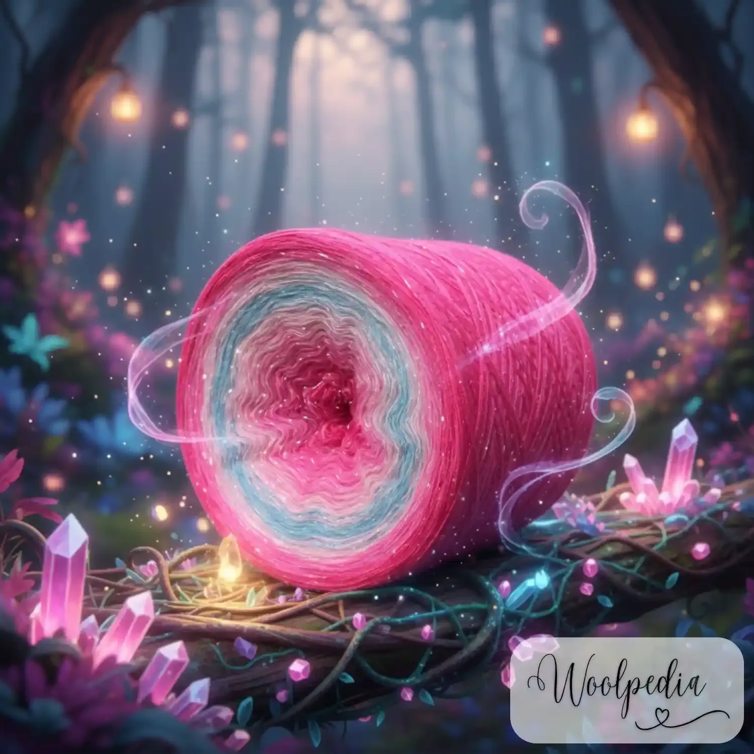 Woolpedia Colors Enchanted - glitter gradient yarncake (modal