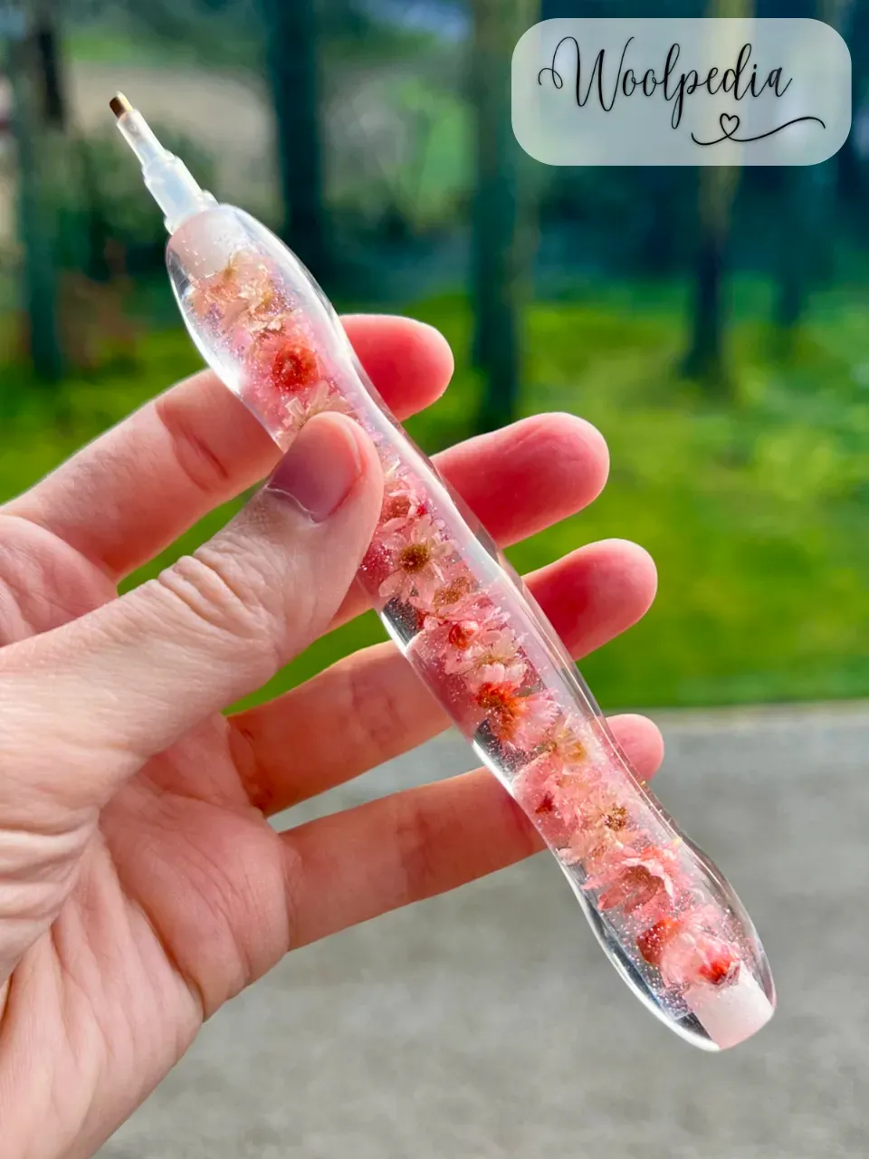 Flowers Blush Ergonomic Glitter Epoxy Diamond Painting Pen