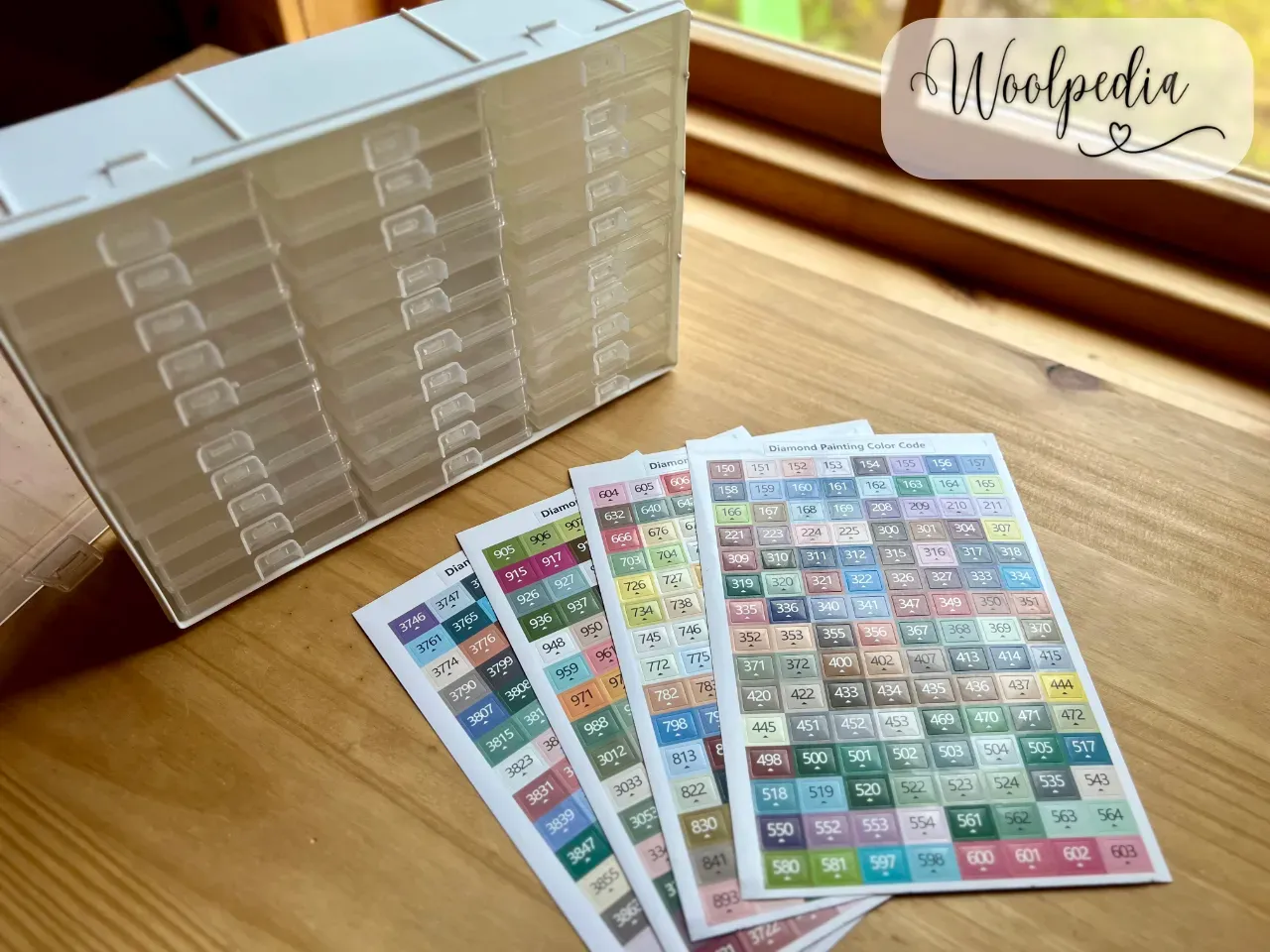 30-Slot Diamond Painting Organizer (2-in-1 Tray Box)