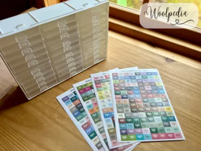 30-Slot Diamond Painting Organizer (2-in-1 Tray Box)