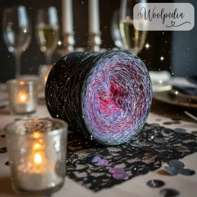 Woolpedia Colors Rendezvous - glitter gradient yarncake (modal