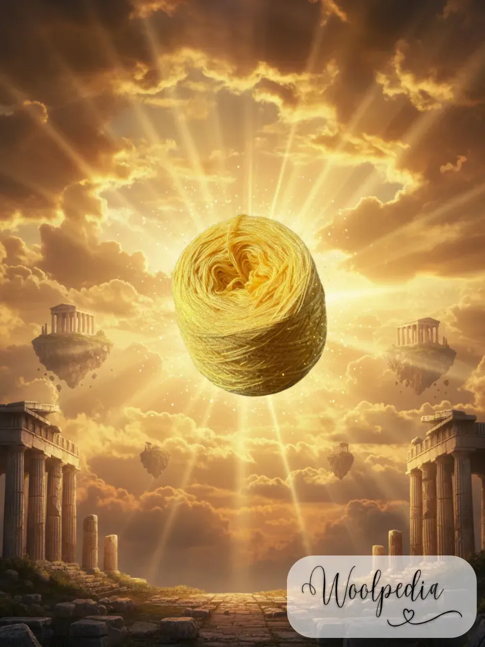 Woolpedia Götterfunken glitter yarncake (Modal)