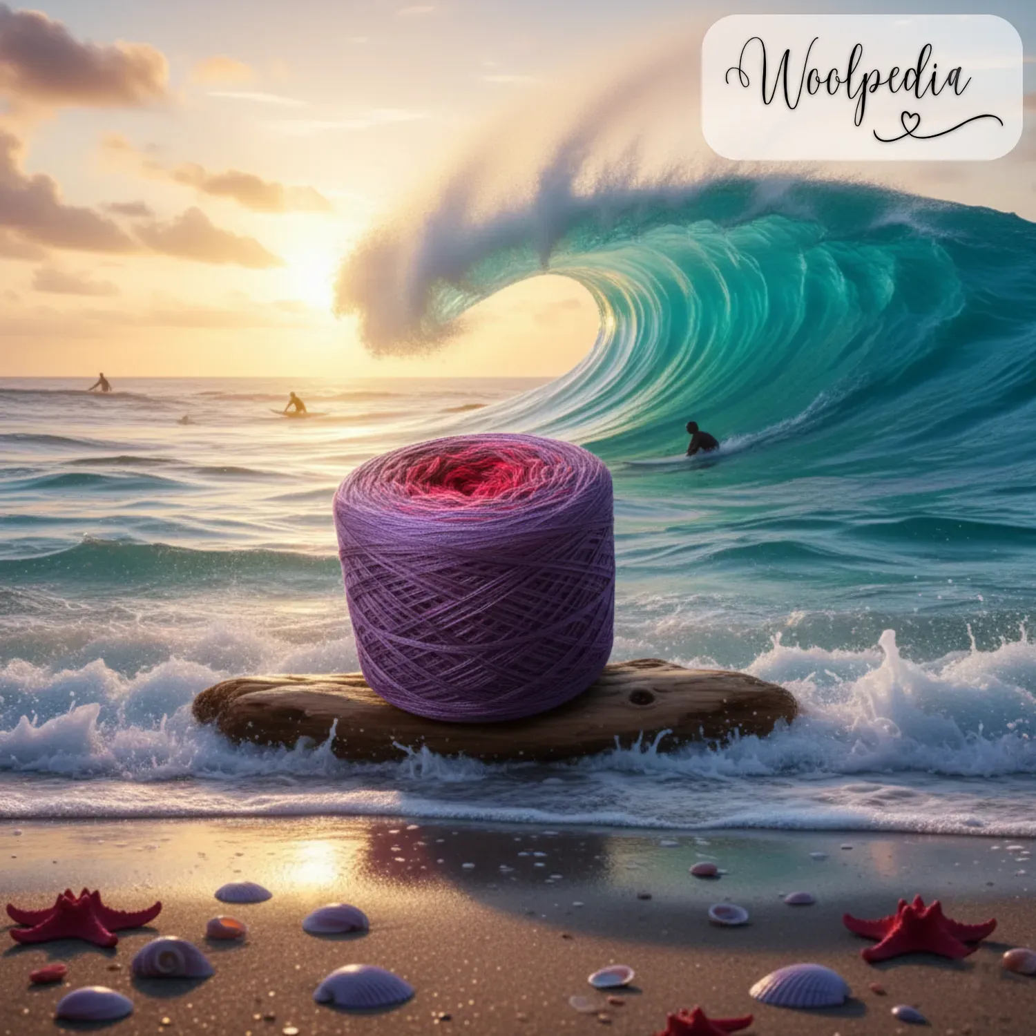 Woolpedia Colors Wellenreiter gradient yarncake (modal)