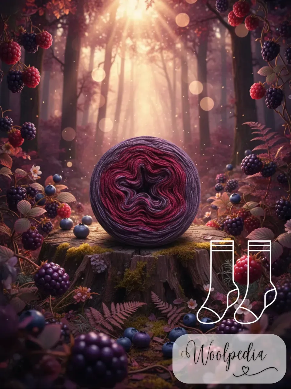 Woolpedia Socks Waldbeere - modal gradient sock yarn