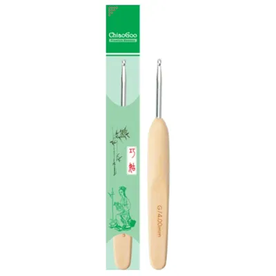 ChiaoGoo crochet hook with bamboo handle - natural