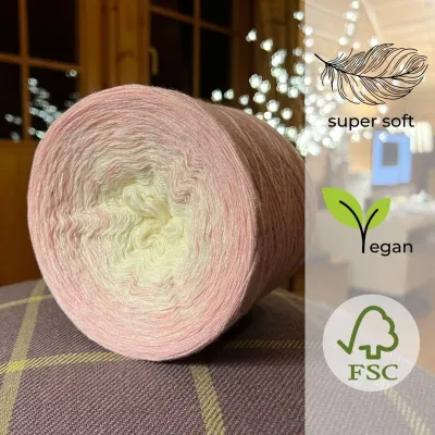 Woolpedia Colors Vanille-Blüte gradient yarncake (modal)