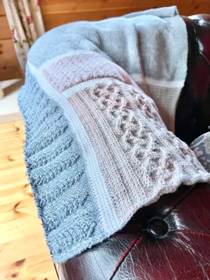 Blanket Community TCAL tunisian crochet pattern - video &amp; PDF