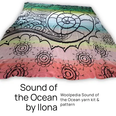 Blanket CAL "Sound of the Ocean" crochet tutorial PDF - Woolpedia