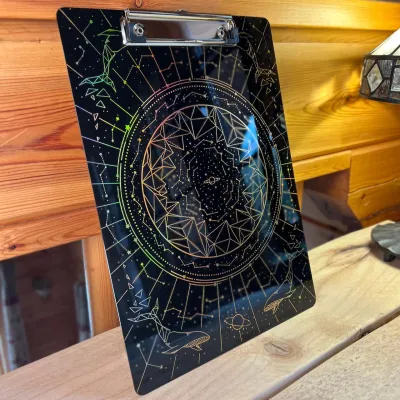 Elegant A4 Acrylic Pattern Holder / Clipboard