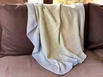 Baby blanket Aquarius knitting pattern PDF - Woolpedia