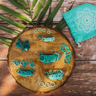 KnitPro Mindful stitch markers Mega Pack 100 pieces