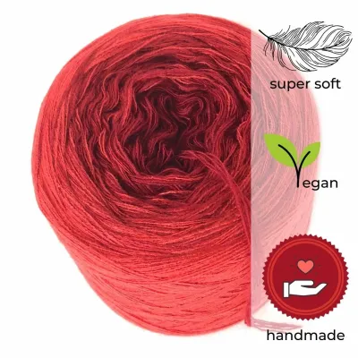 Woolpedia Colors Cinnamon Sunrise gradient yarncake (modal)