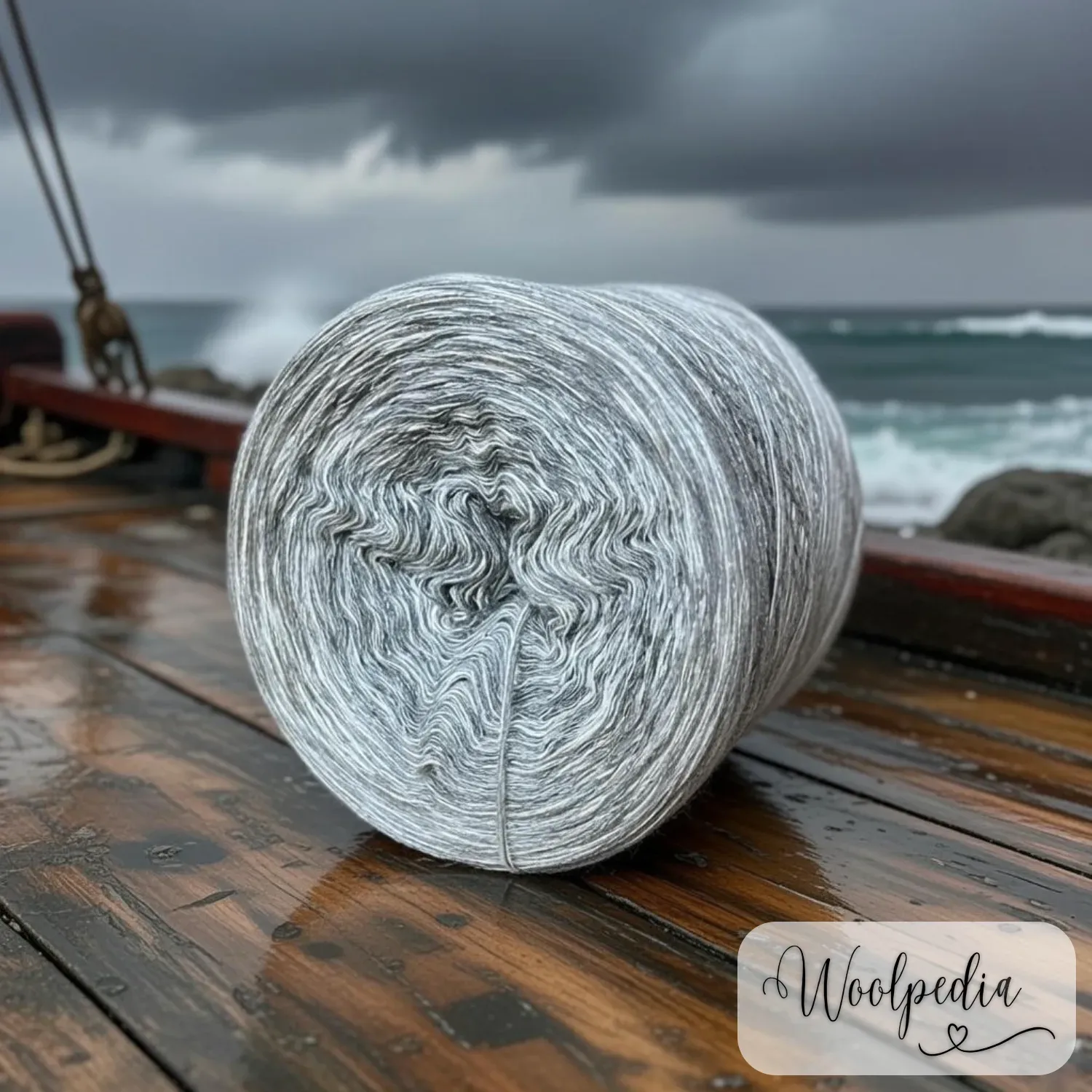 Woolpedia Designer yarn Stürmische See (modal)